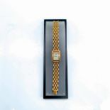 Esquire Gold Tone Mother of Pearl Face Swiss Quartz Watch