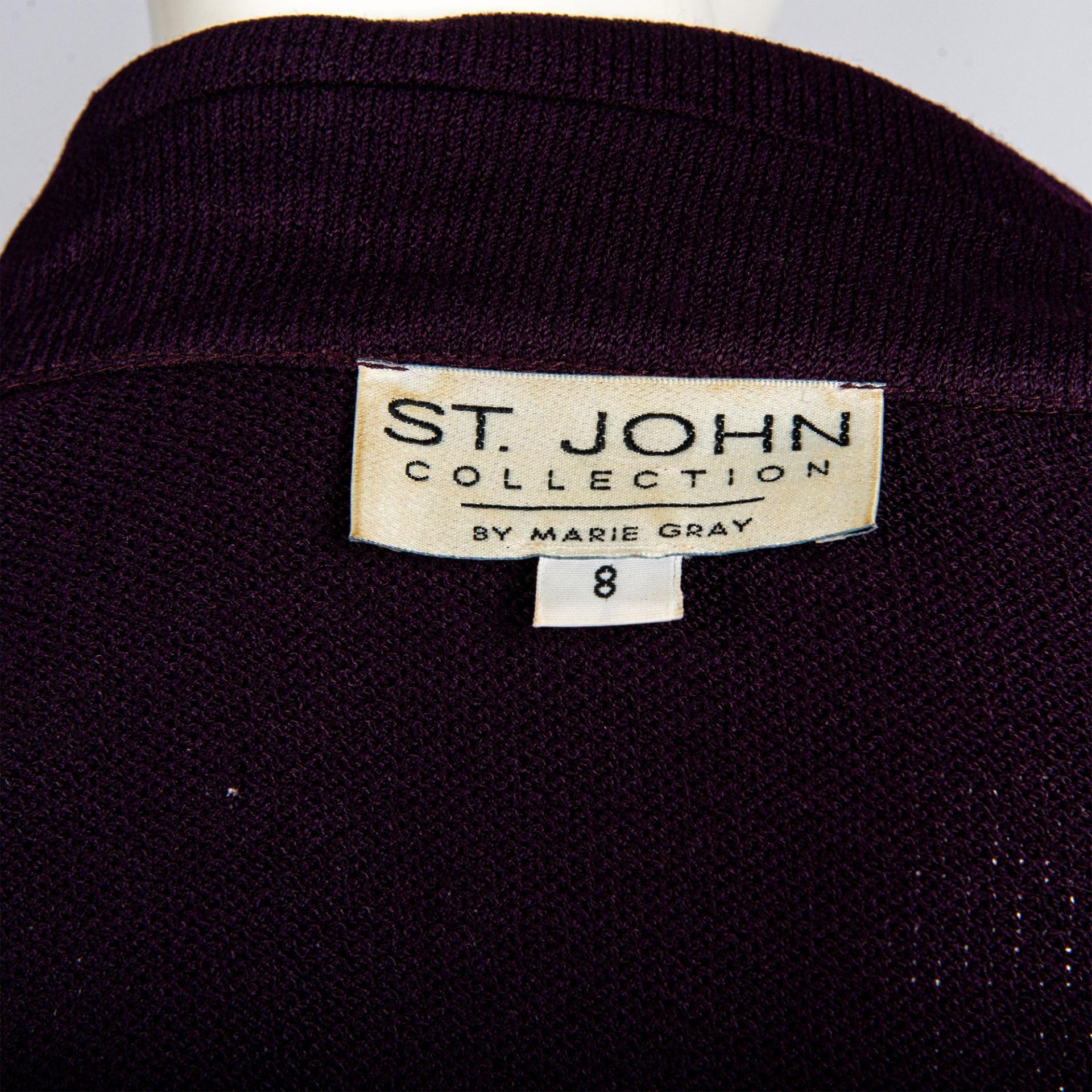 St. John Collection Sweater Jacket Size 8 - Bild 4 aus 4