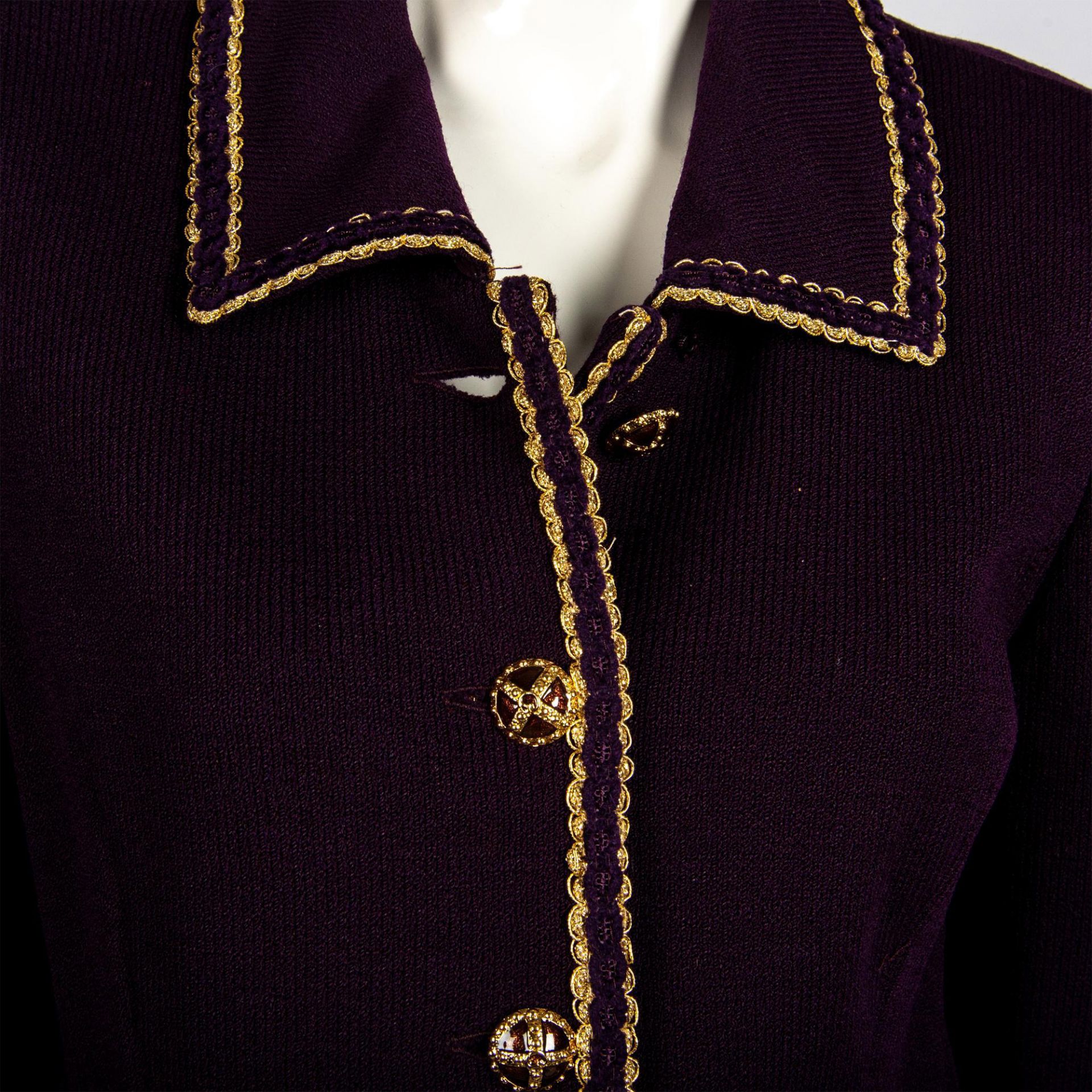 St. John Collection Sweater Jacket Size 8 - Bild 2 aus 4