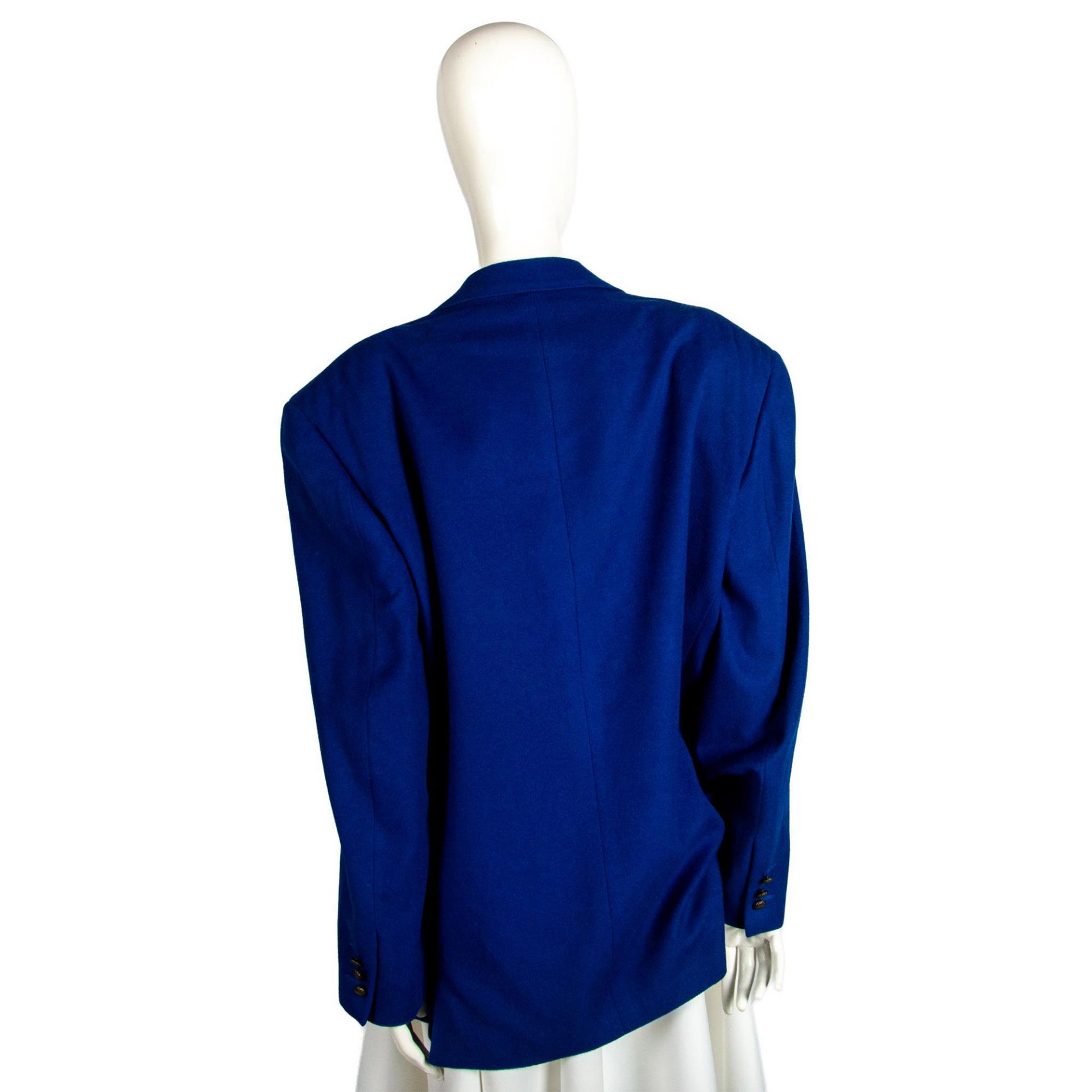 V2 by Versace Men's Wool Blue Blazer, Size 50S - Bild 5 aus 5