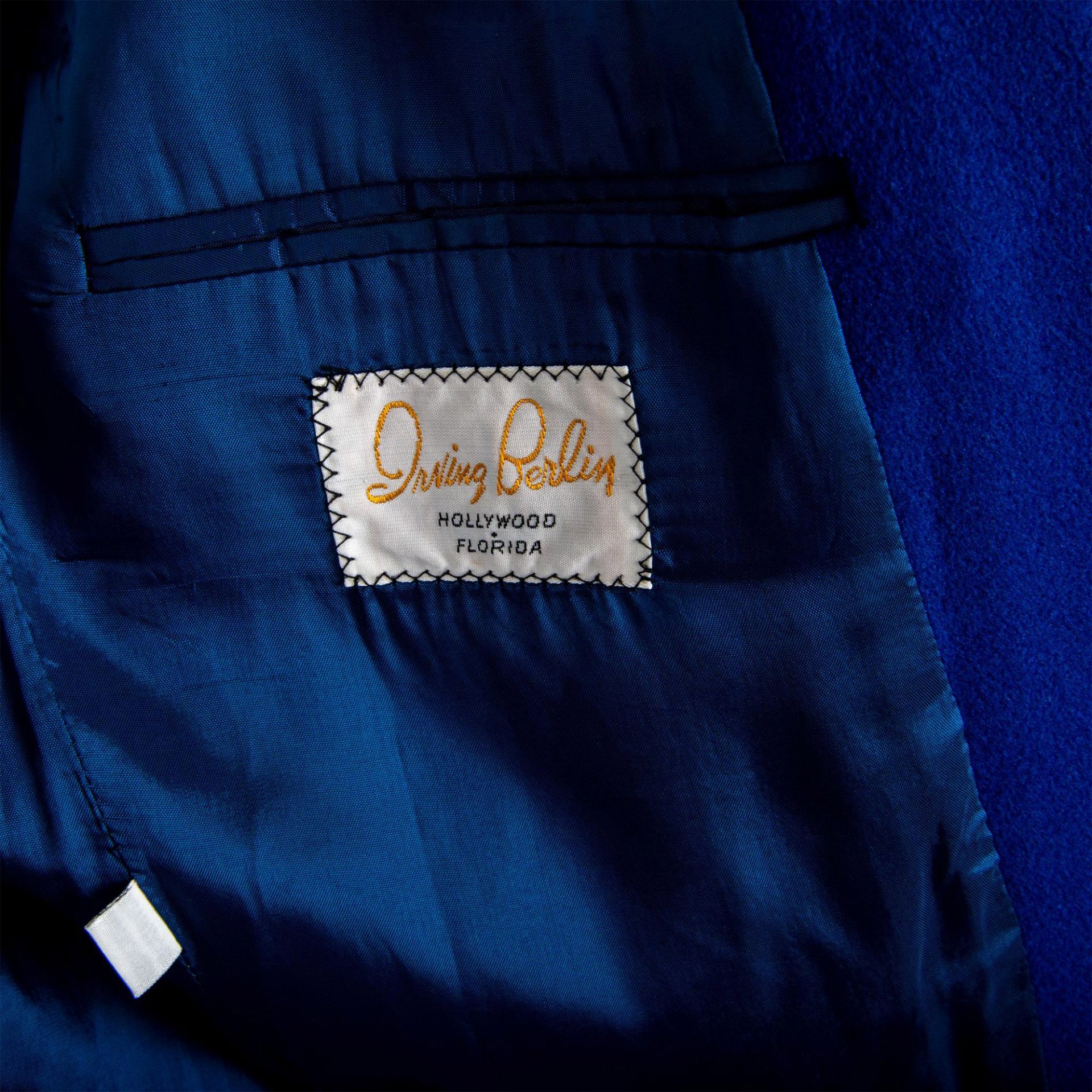 V2 by Versace Men's Wool Blue Blazer, Size 50S - Bild 4 aus 5