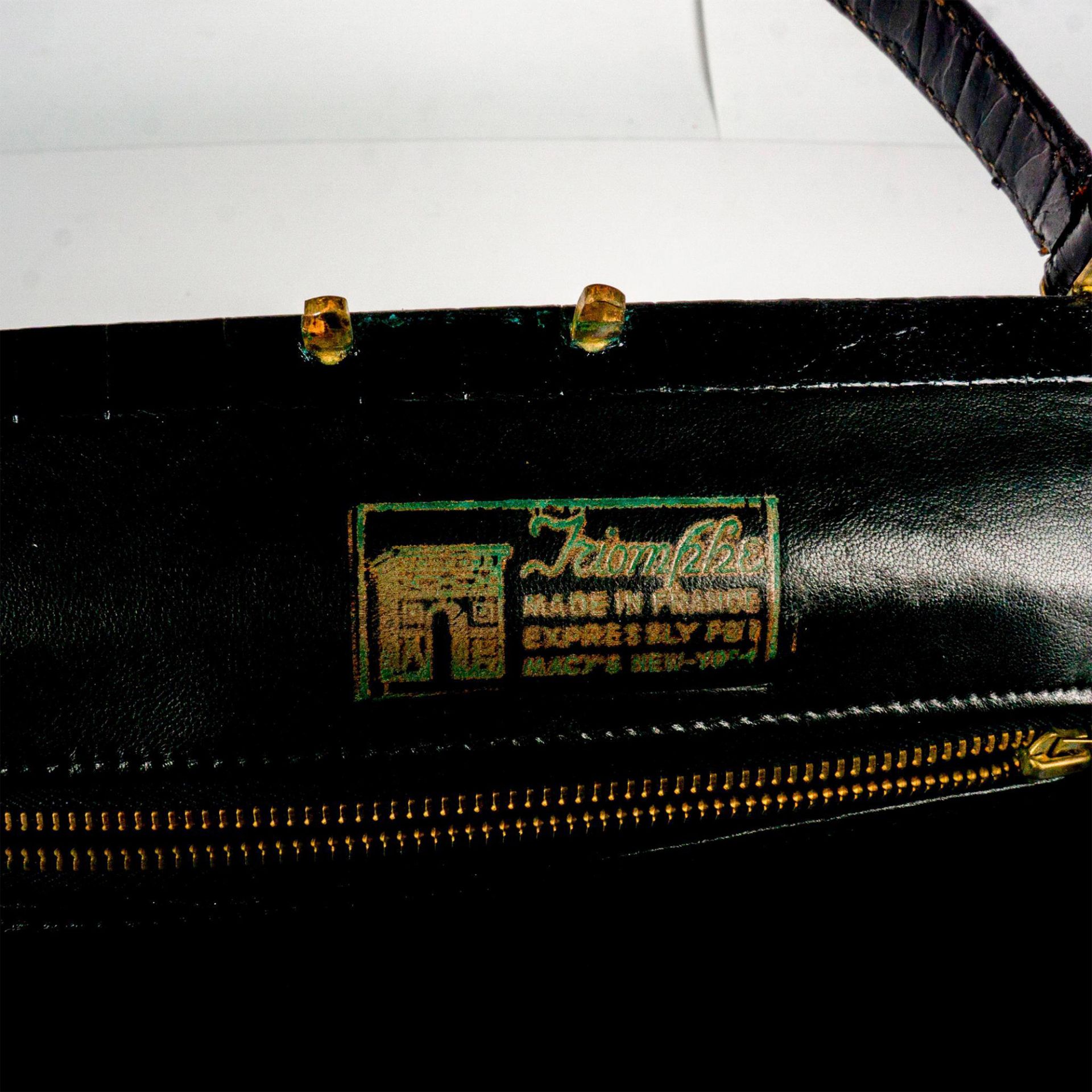 2pc Alligator Handbags, Triomphe Black, Prado Brown - Bild 4 aus 4