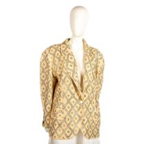 Vintage Mani Fabric Rhinestone Jacket
