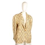 Vintage Mani Fabric Rhinestone Jacket