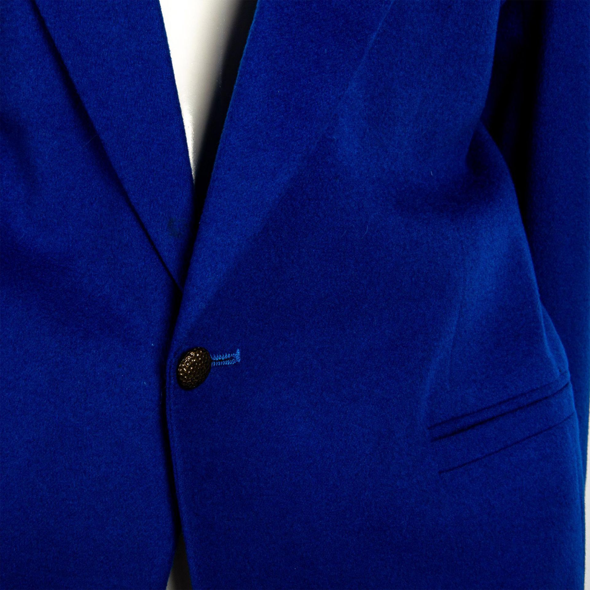 V2 by Versace Men's Wool Blue Blazer, Size 50S - Bild 2 aus 5