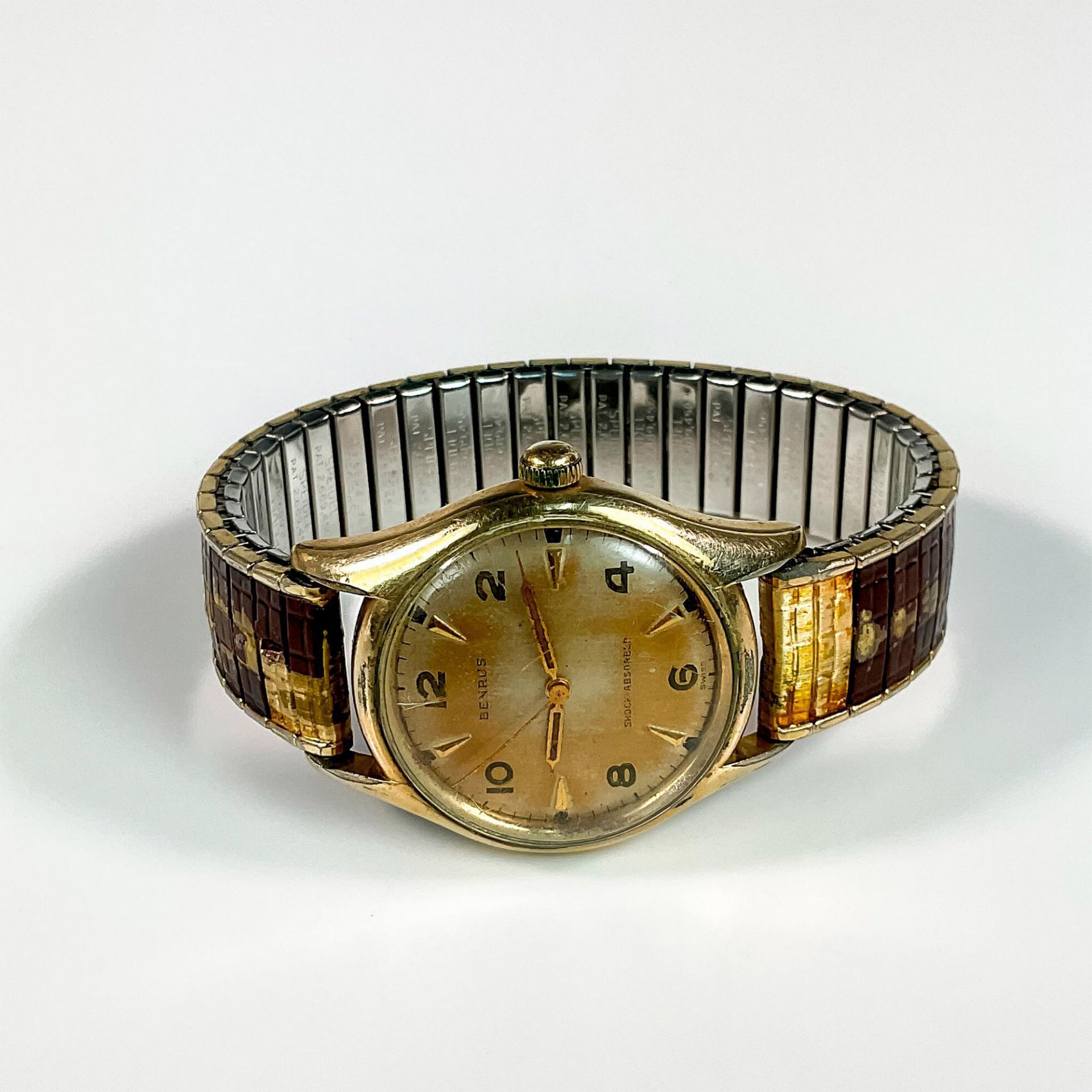 Benrus 10K Gold Plated Vintage Watch - Bild 2 aus 3