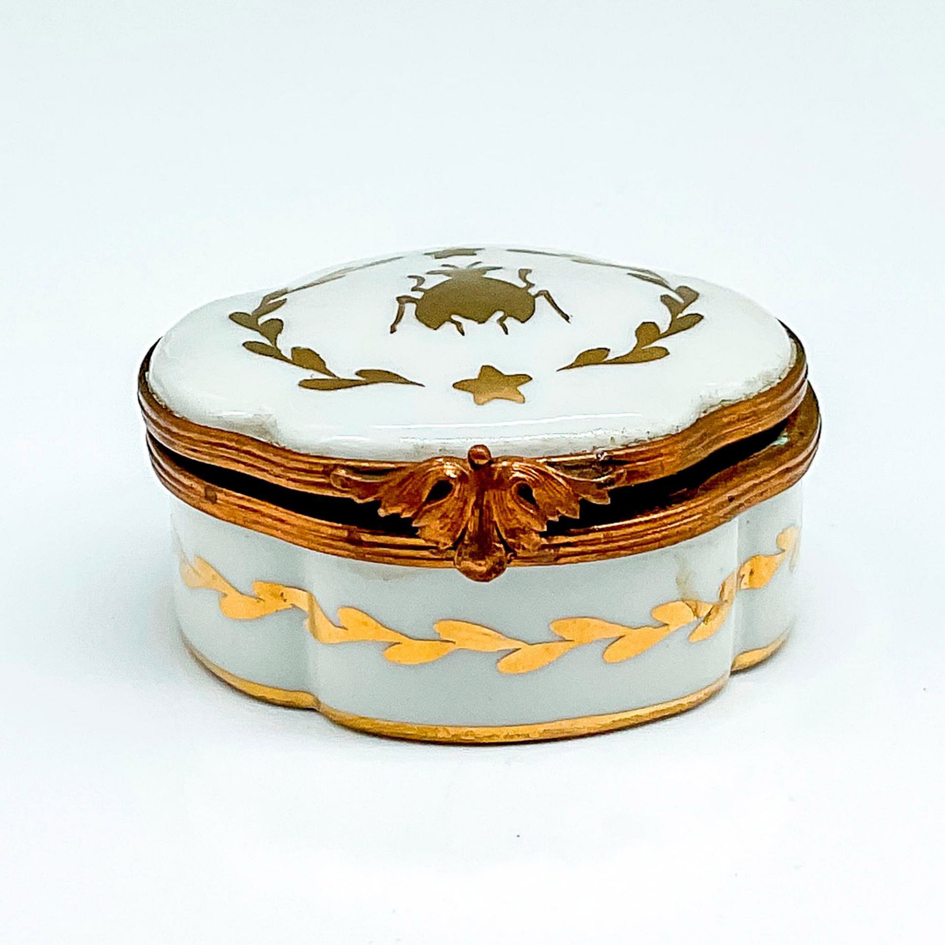 Limoges Porcelain Beetle Trinket Box - Bild 2 aus 3