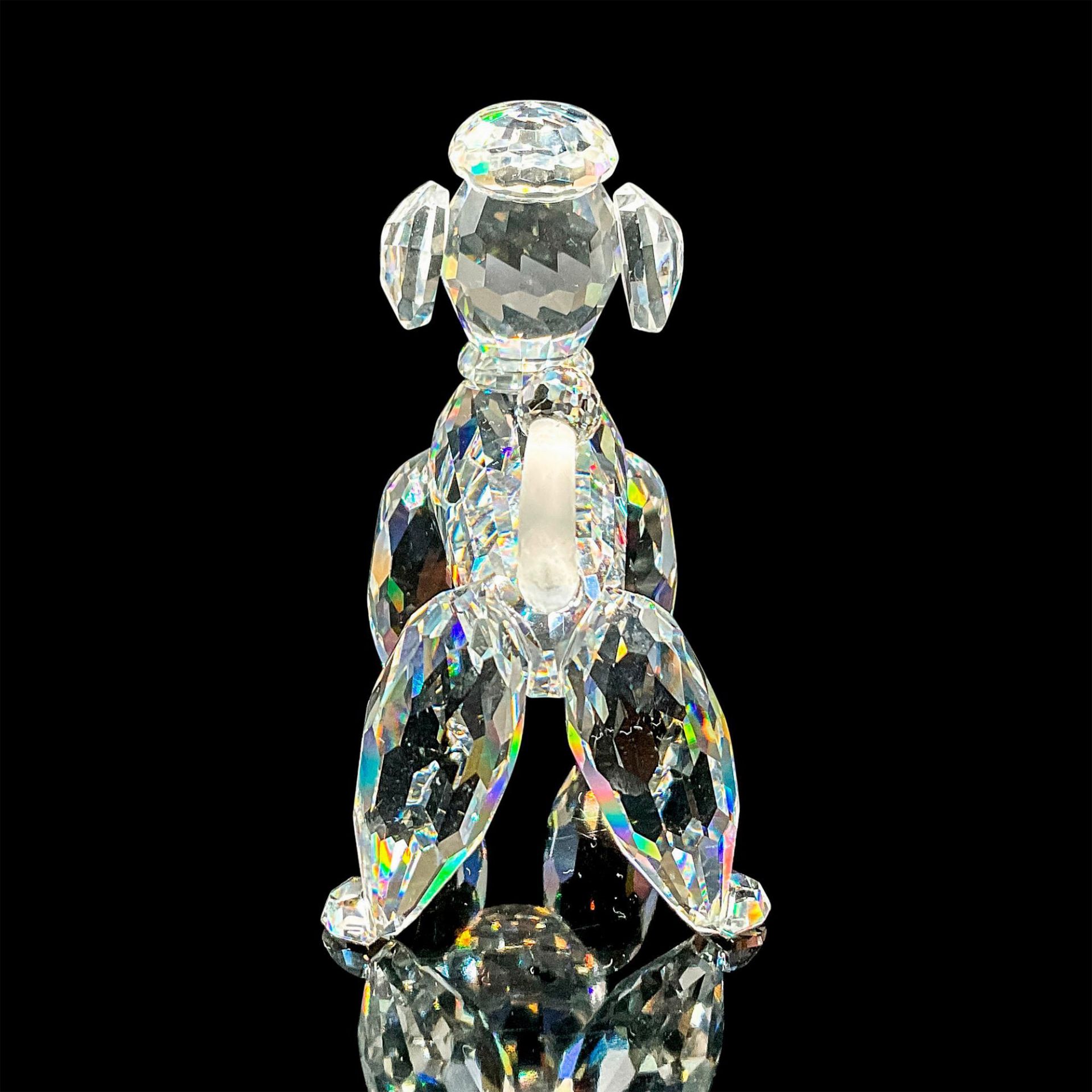 Swarovski Silver Crystal Figurine, Standing Poodle - Bild 3 aus 5