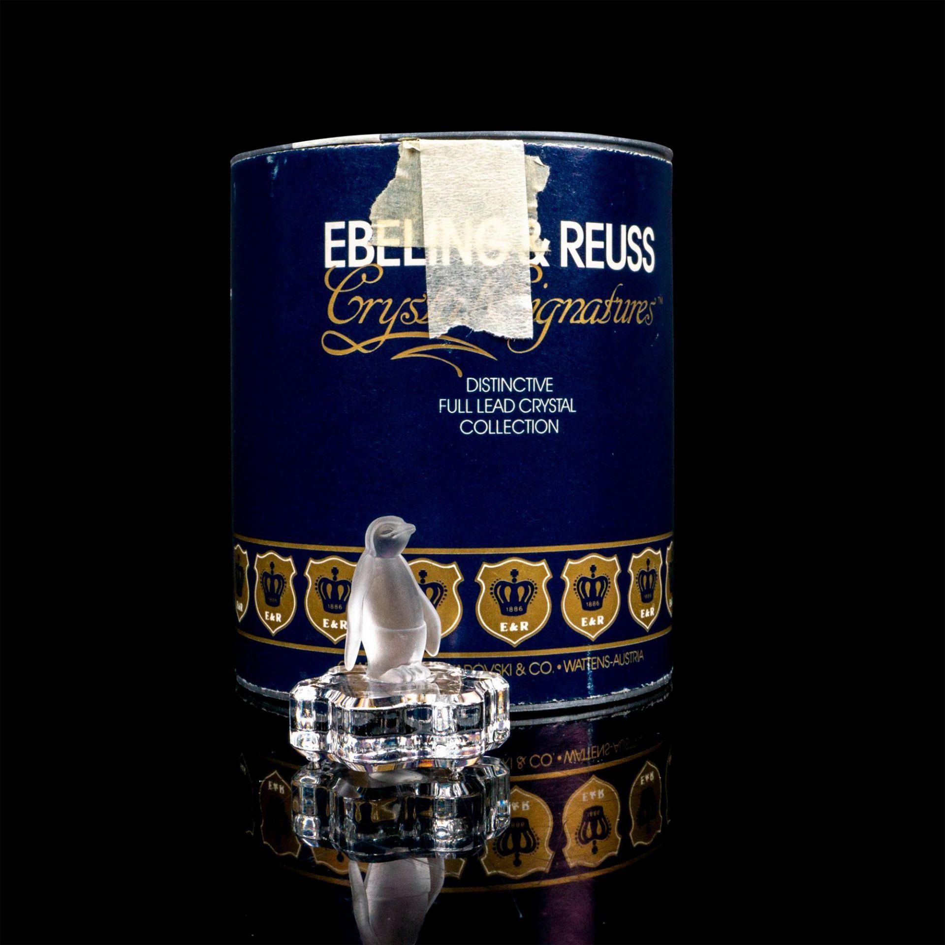 Ebeling & Reuss Crystal Figurine by Swarovski, Penguin - Image 4 of 4