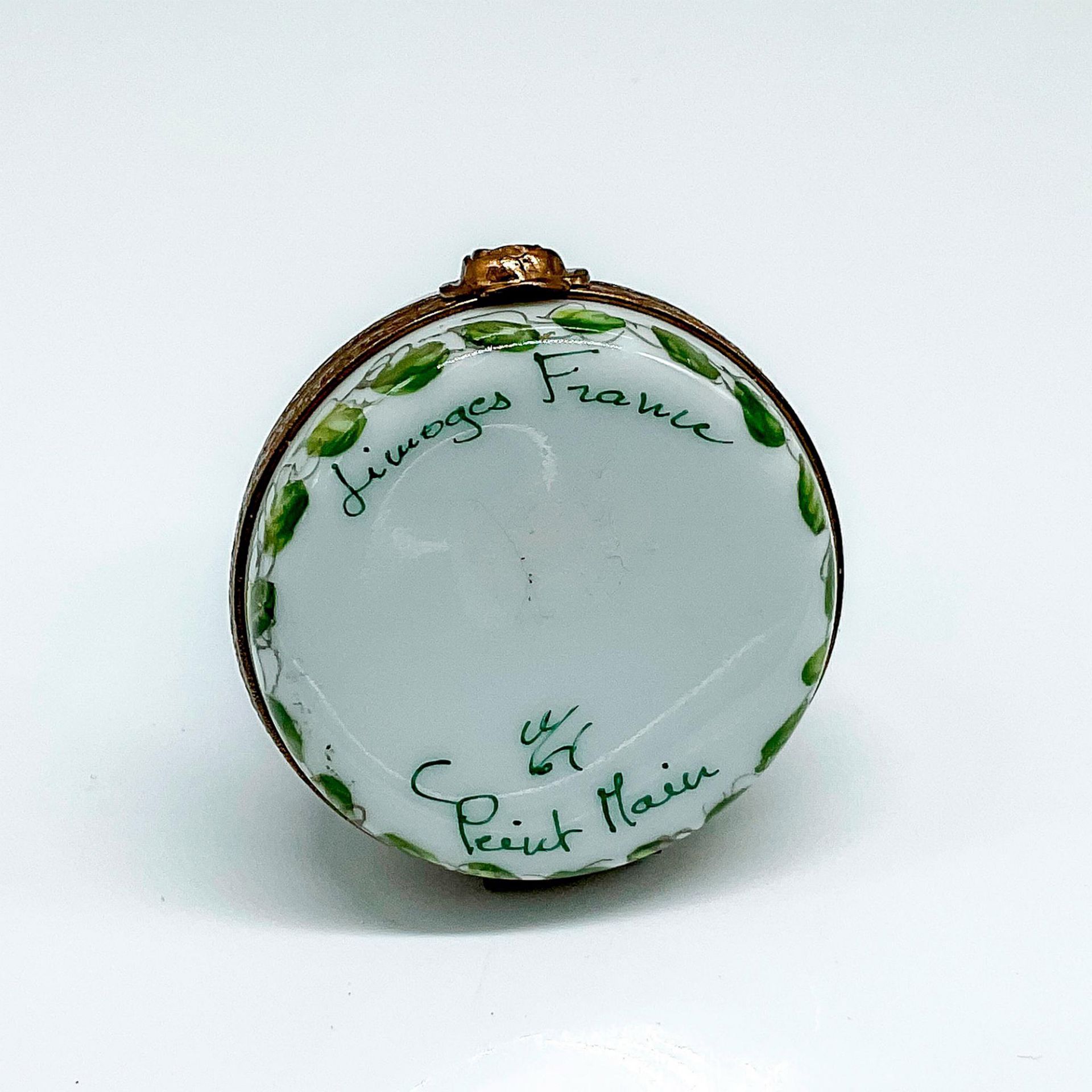 Limoges Peint Main Porcelain Bell Trinket Box - Bild 4 aus 4