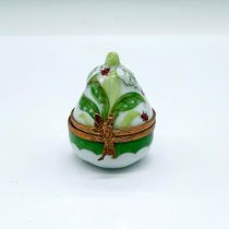 H.L. Porcelain Limoges Pear Box