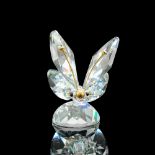 Swarovski Crystal Figurine, Butterfly with Gold Antennae