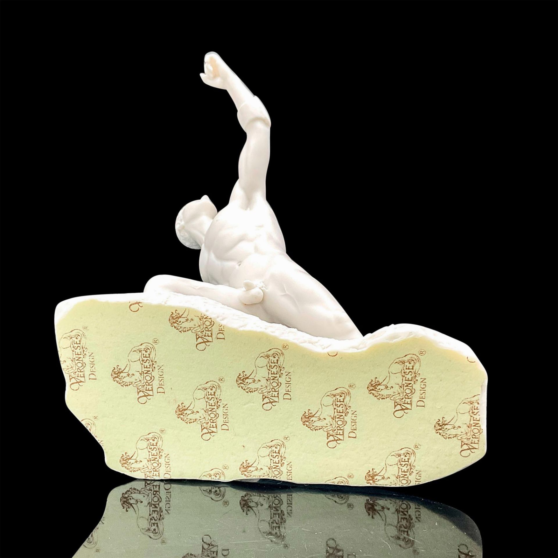 Veronese Design Resin Figurine, Nude Male Athlete - Image 3 of 3