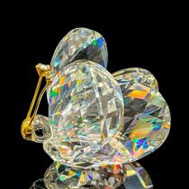 Swarovski Crystal Figurine, Butterfly with Gold Antennae