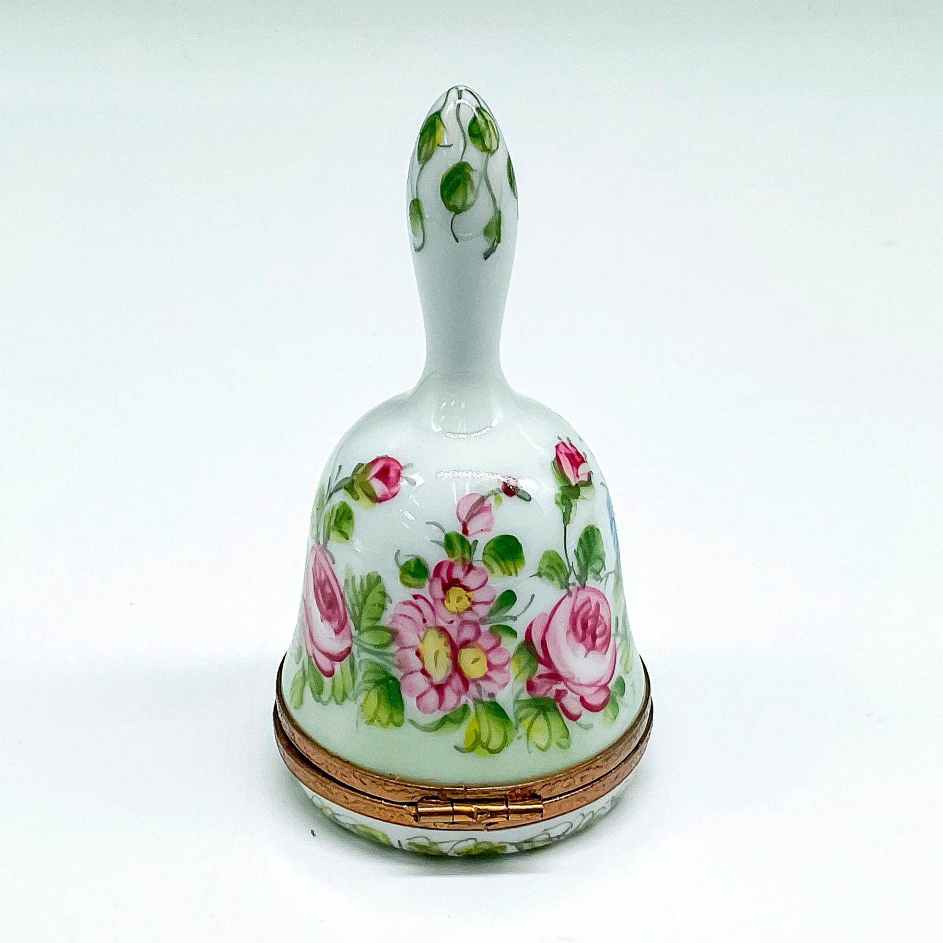 Limoges Peint Main Porcelain Bell Trinket Box - Bild 2 aus 4