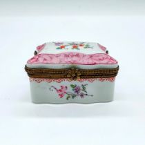 M.M.T. Porcelain Limoges Floral Box