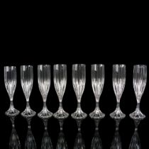 8pc Mikasa Crystal Champagne Glasses, Park Lane