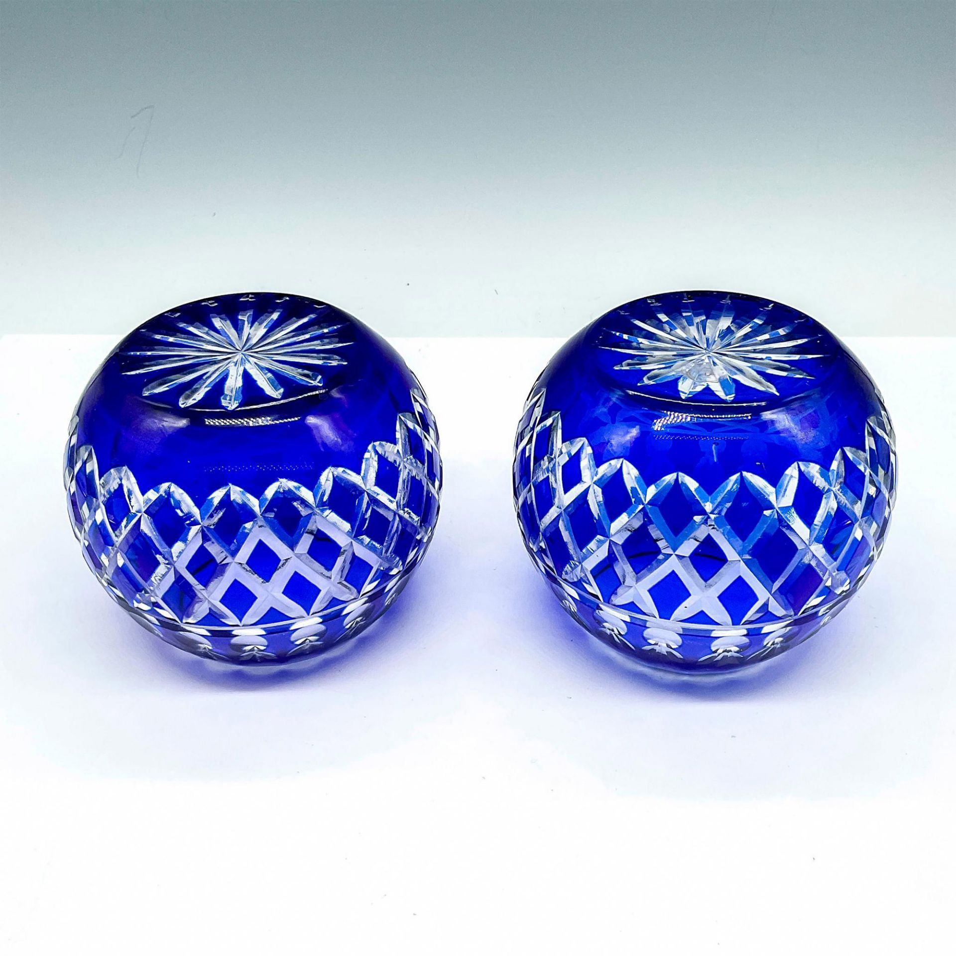 Pair of Bohemian Crystal Decorative Bowls - Bild 4 aus 4