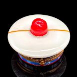 Eximious Limoges Hand Painted Porcelain Box, Sailor Hat