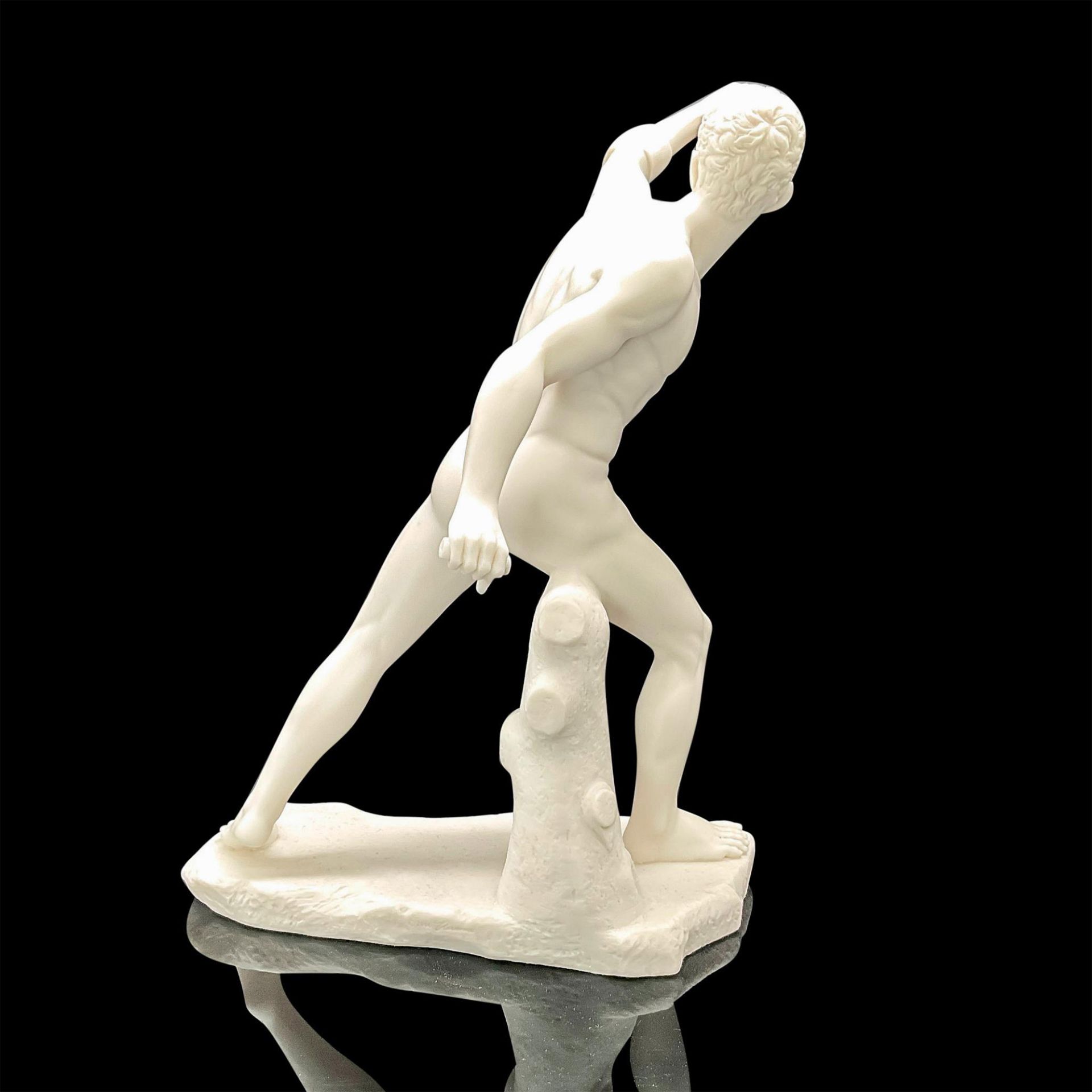 Veronese Design Resin Figurine, Nude Male Athlete - Image 2 of 3