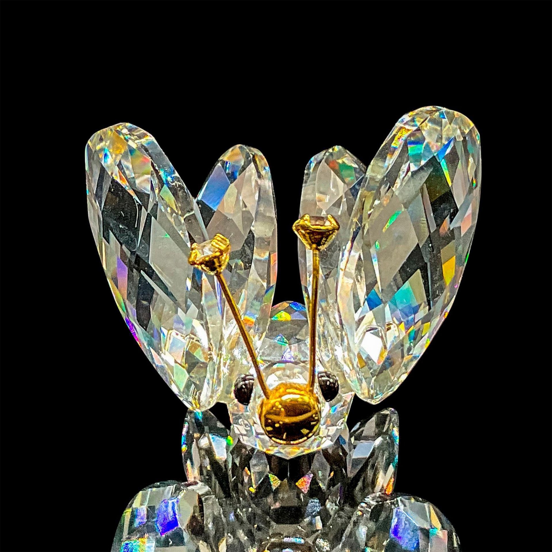 Swarovski Crystal Figurine, Butterfly with Gold Antennae - Image 2 of 5
