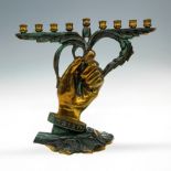 Israeli Brass Hannukah Menorah