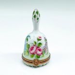 Limoges Peint Main Porcelain Bell Trinket Box