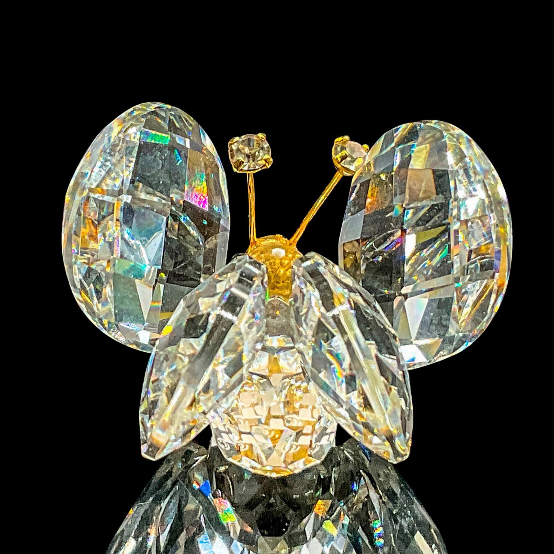Swarovski Crystal Figurine, Butterfly with Gold Antennae - Image 3 of 5
