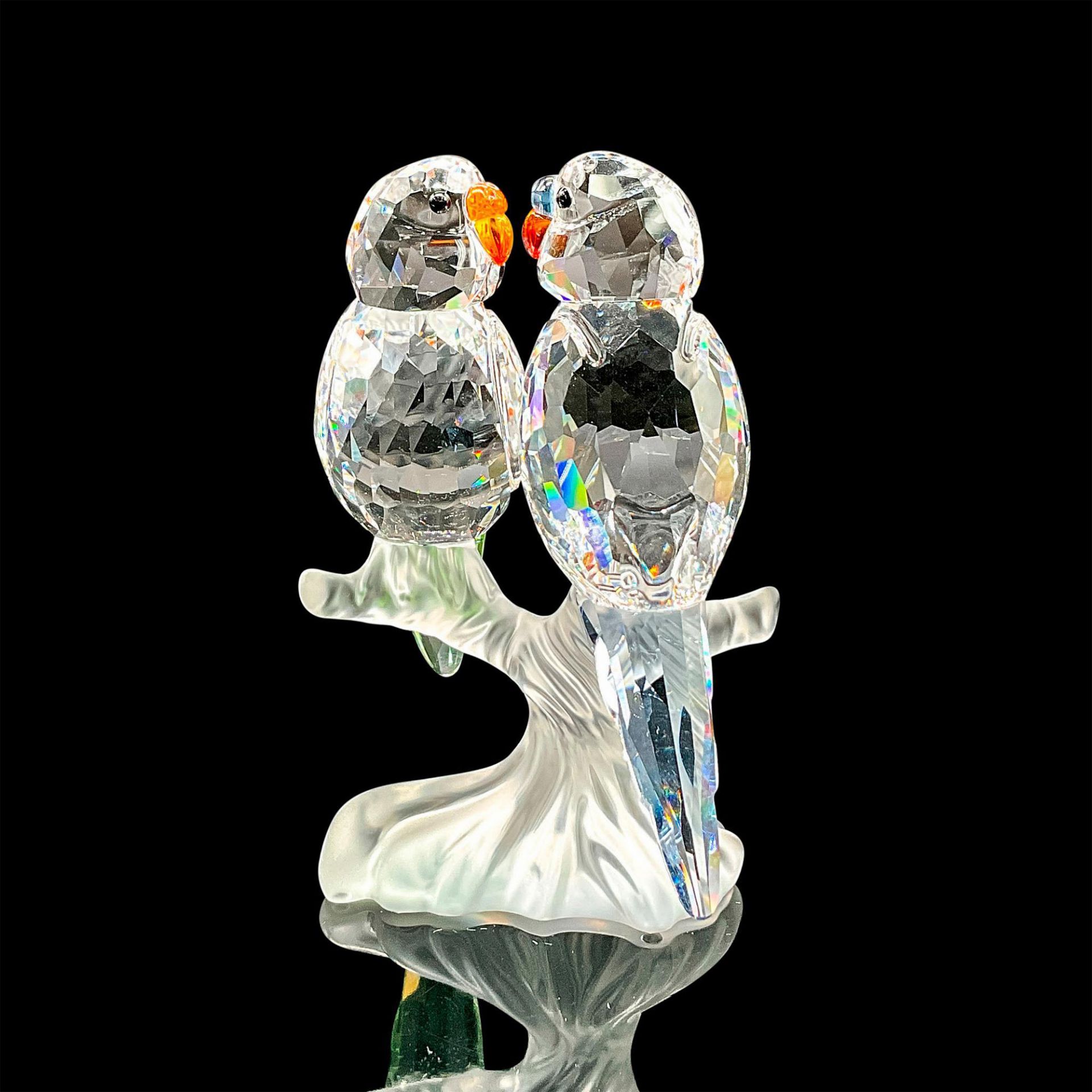 Swarovski Crystal Figurine, Pair of Budgies, Small - Bild 3 aus 4