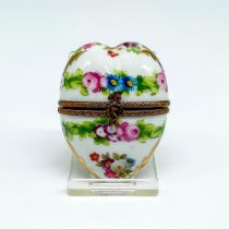 Limoges Porcelain Heart Trinket Box
