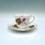 2pc Shelley China Floral Teacup and Saucer