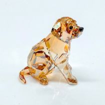 Swarovski Crystal Figurine, Golden Retriever Sitting