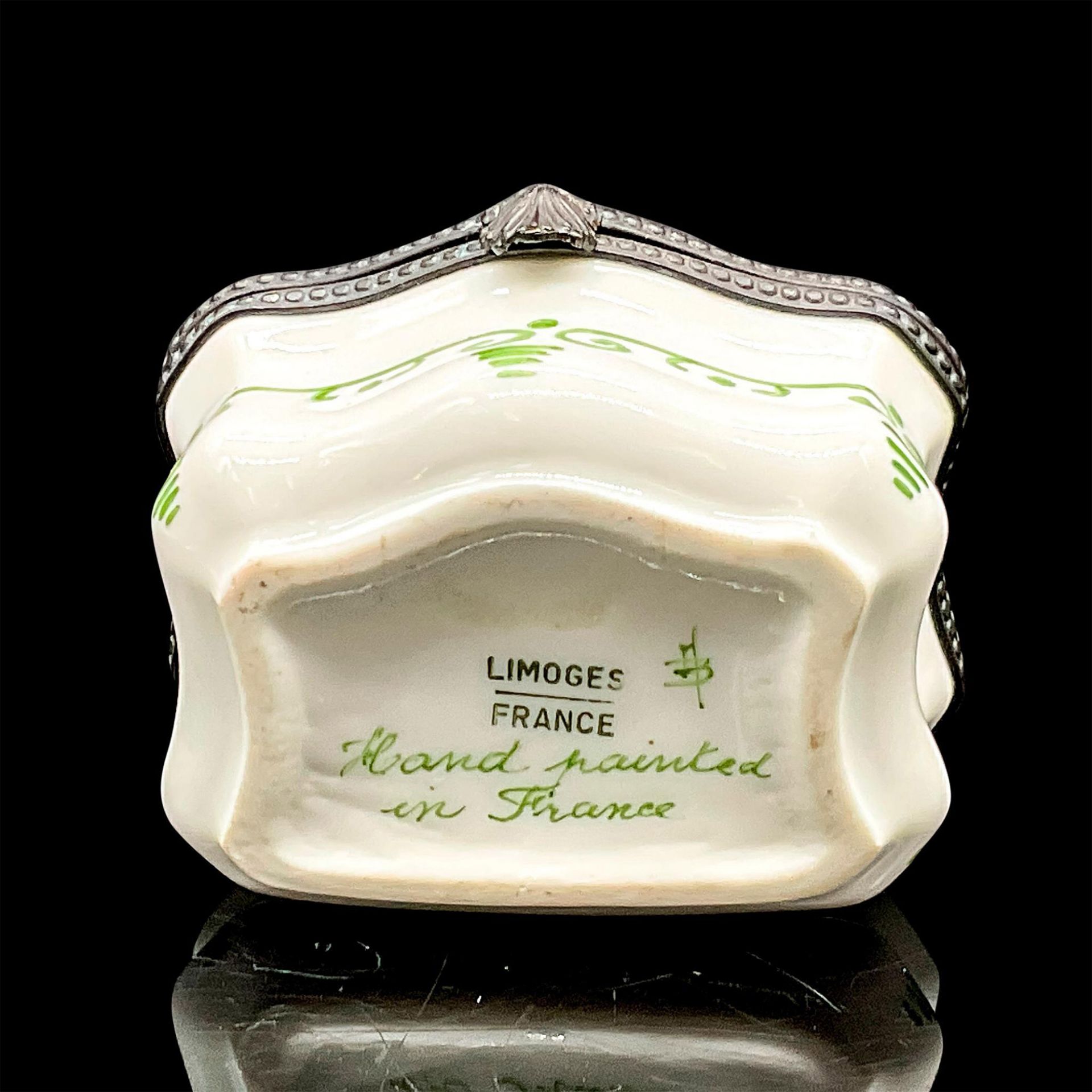 Limoges Porcelain Box, Chest Shaped - Bild 3 aus 3