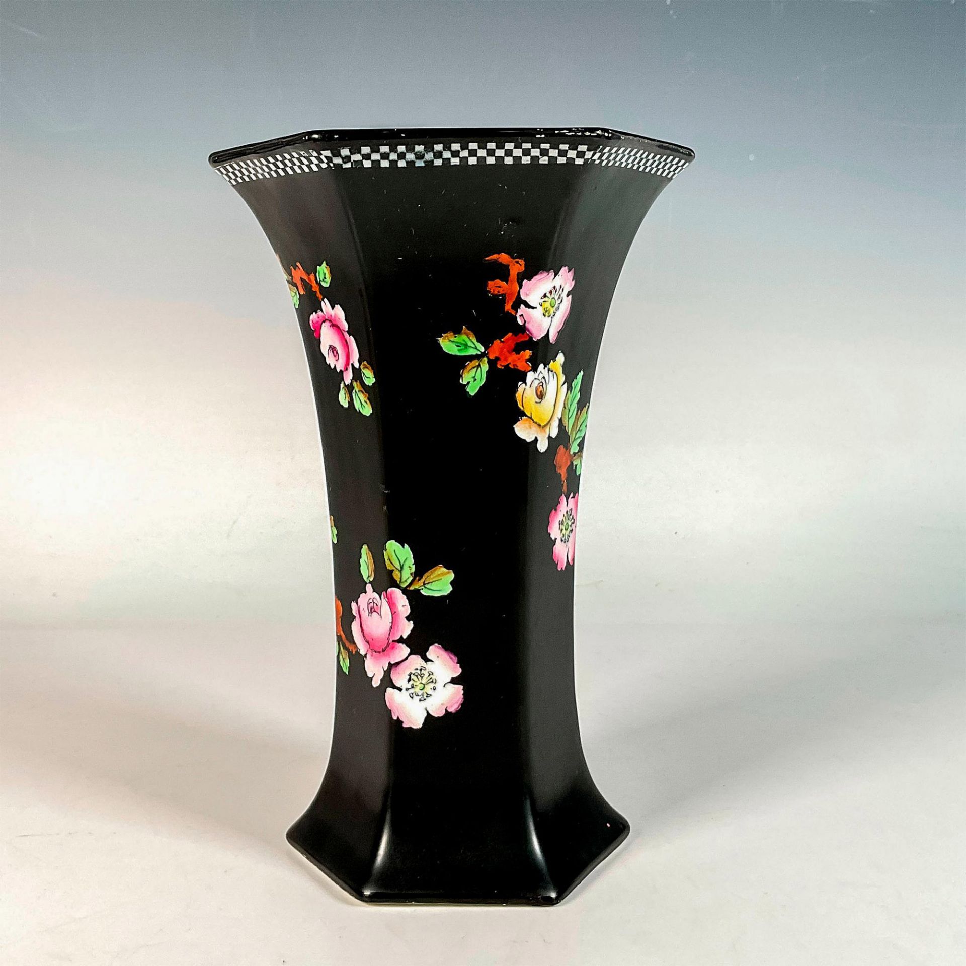 Royal Cauldon Ware Floral Vase