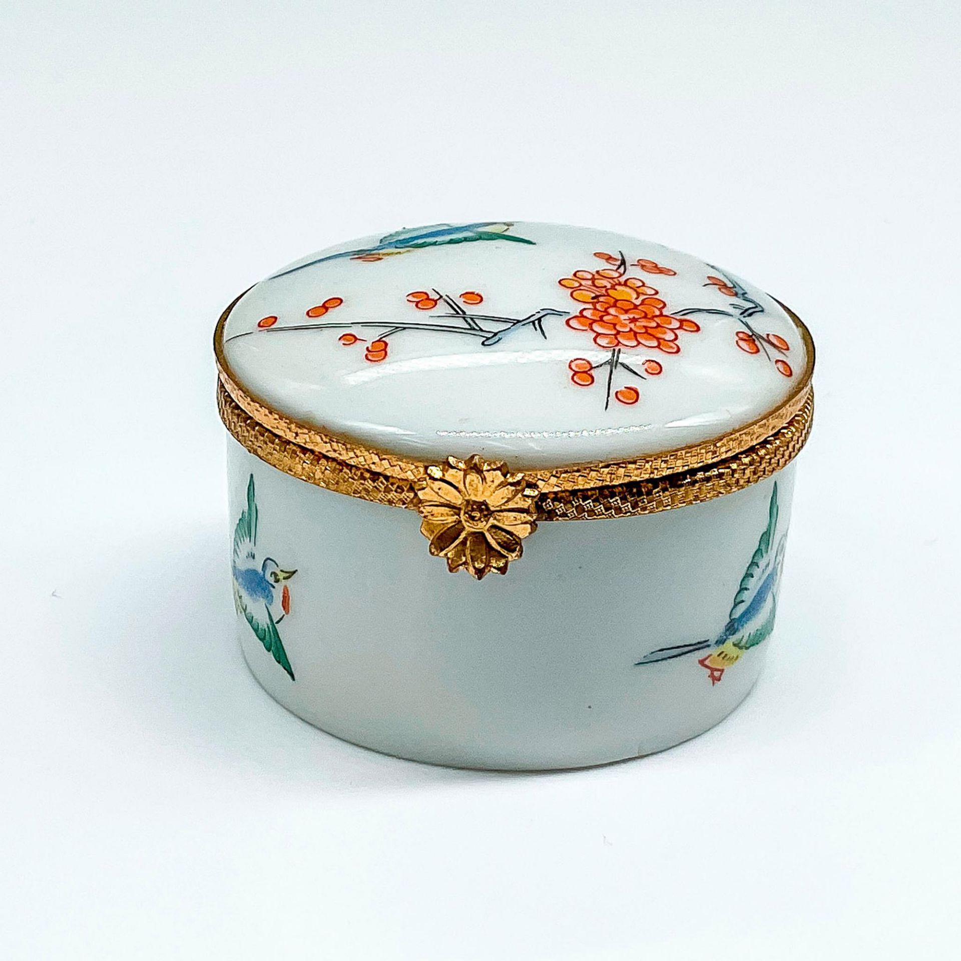 Limoges Malbec Porcelain Trinket Box