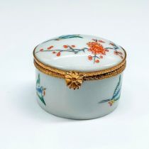 Limoges Malbec Porcelain Trinket Box