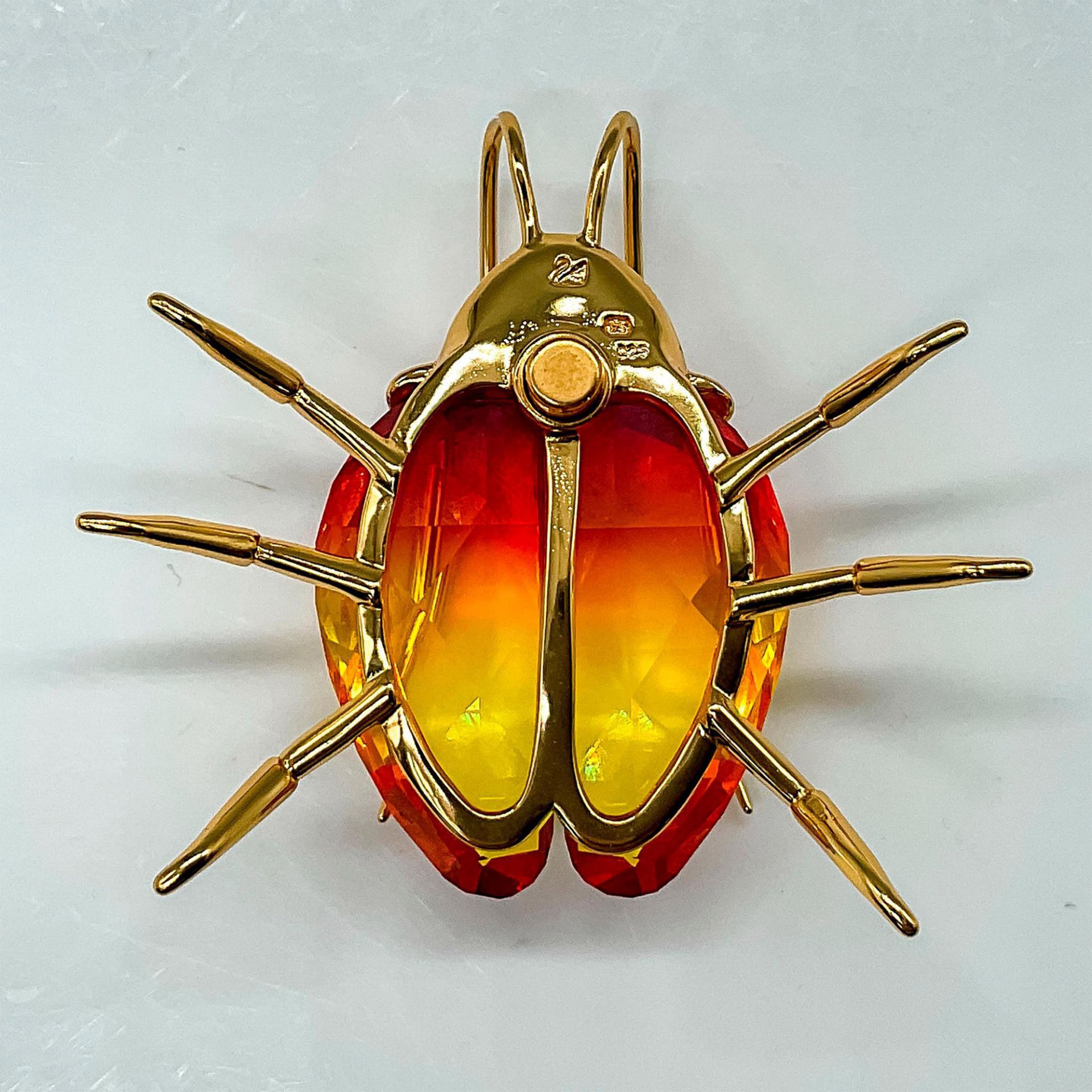 Daniel Swarovski Crystal Large Brooch, Amazar Beetle - Bild 3 aus 4