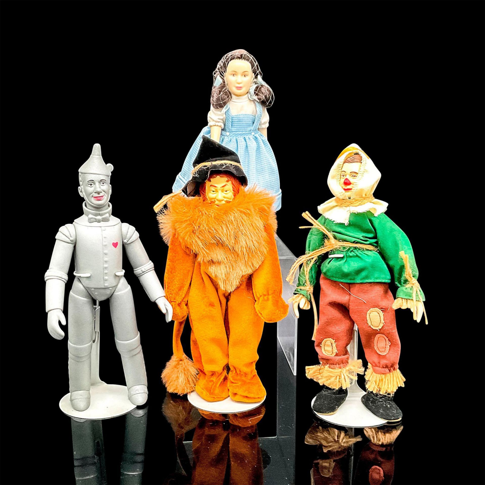 4pc Vintage CBS Wizard of Oz Dolls