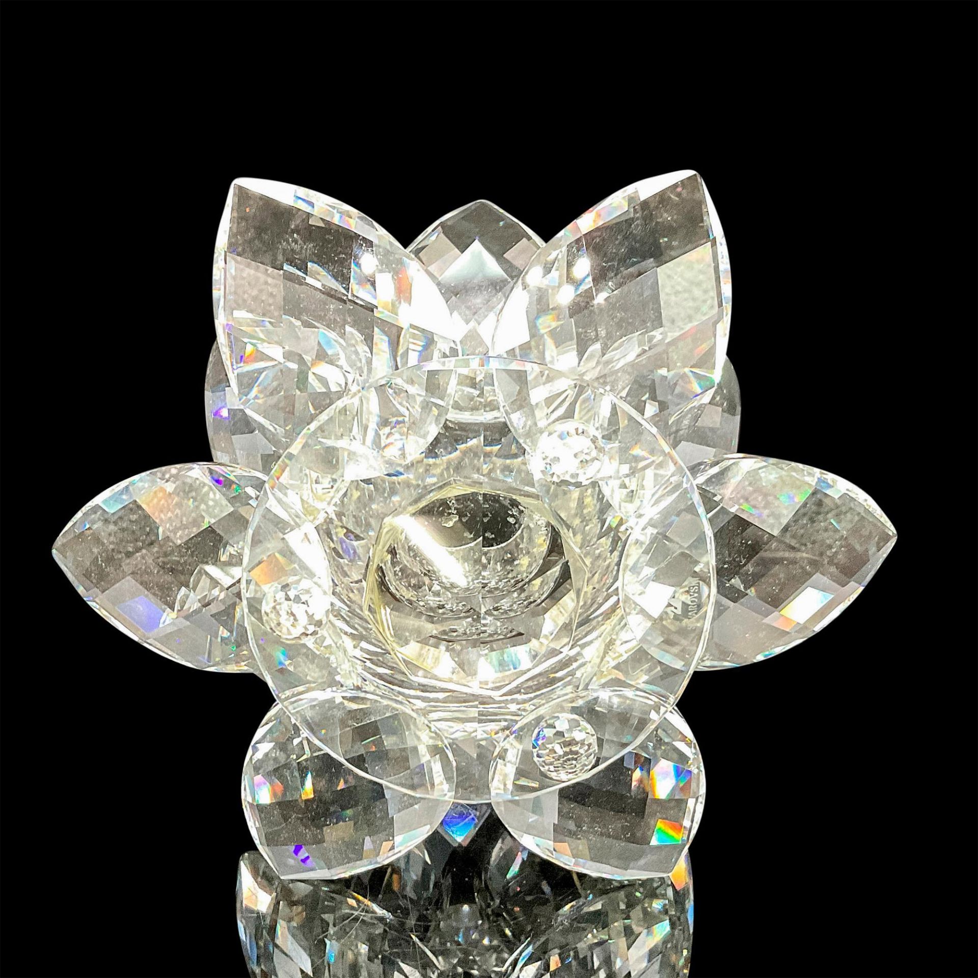 Swarovski Crystal Candleholder, Waterlily Large - Image 3 of 3