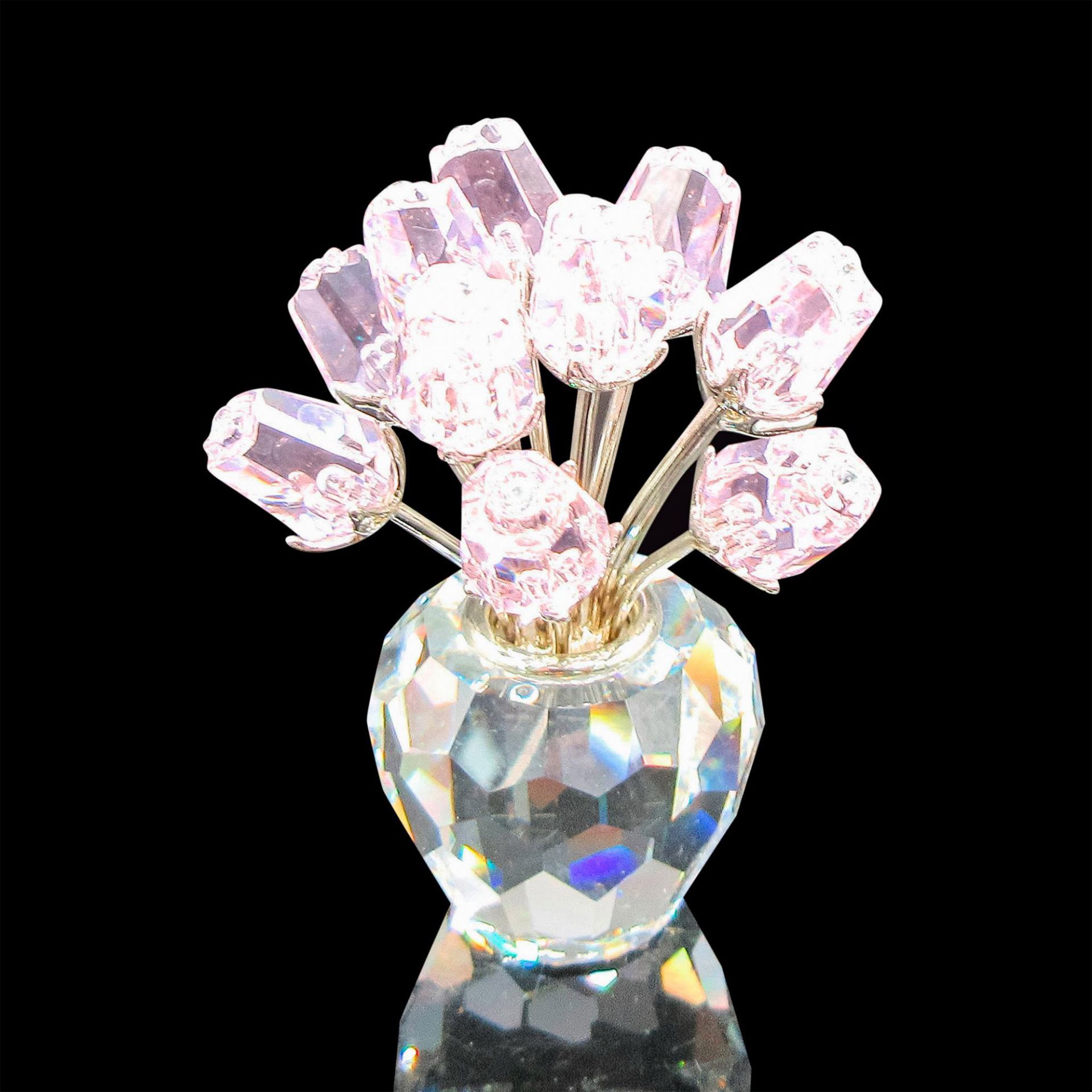 Swarovski Crystal Figurine, A Dozen Pink Roses - Bild 2 aus 4