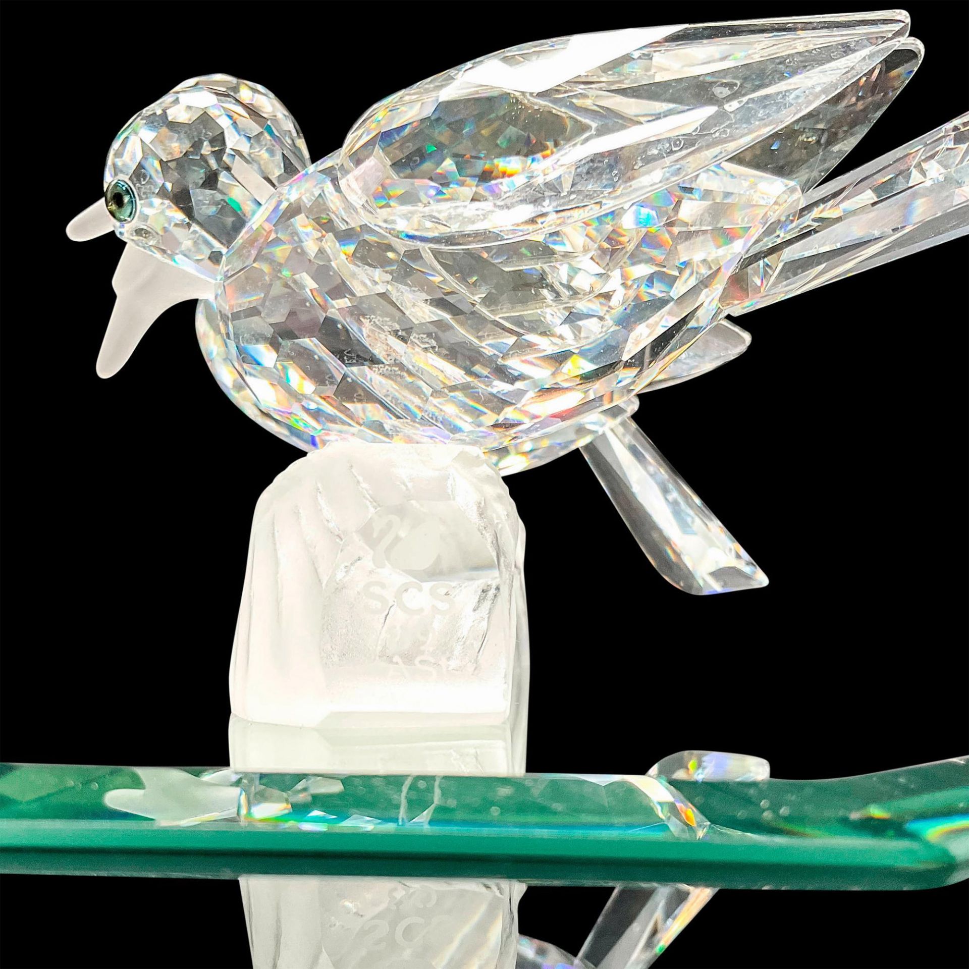 Swarovski Crystal Figurine, The Turtledoves + Base - Bild 4 aus 5