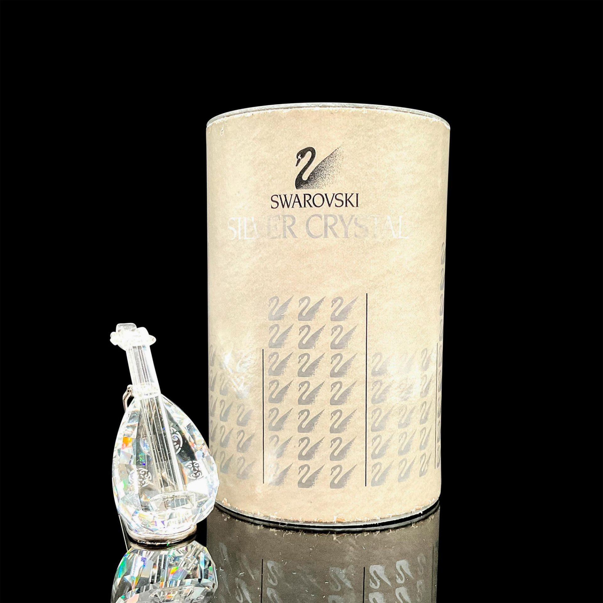 Swarovski Silver Crystal Figurine, Mandolin - Bild 2 aus 4