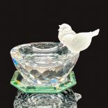 Swarovski Crystal Figurine, Bird Bath