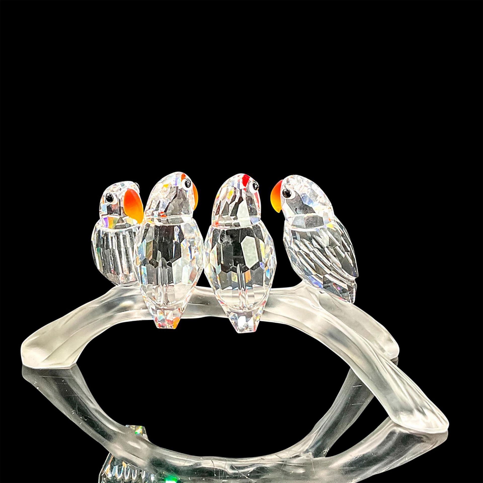 Swarovski Crystal Figurine, Baby Lovebirds - Bild 2 aus 4