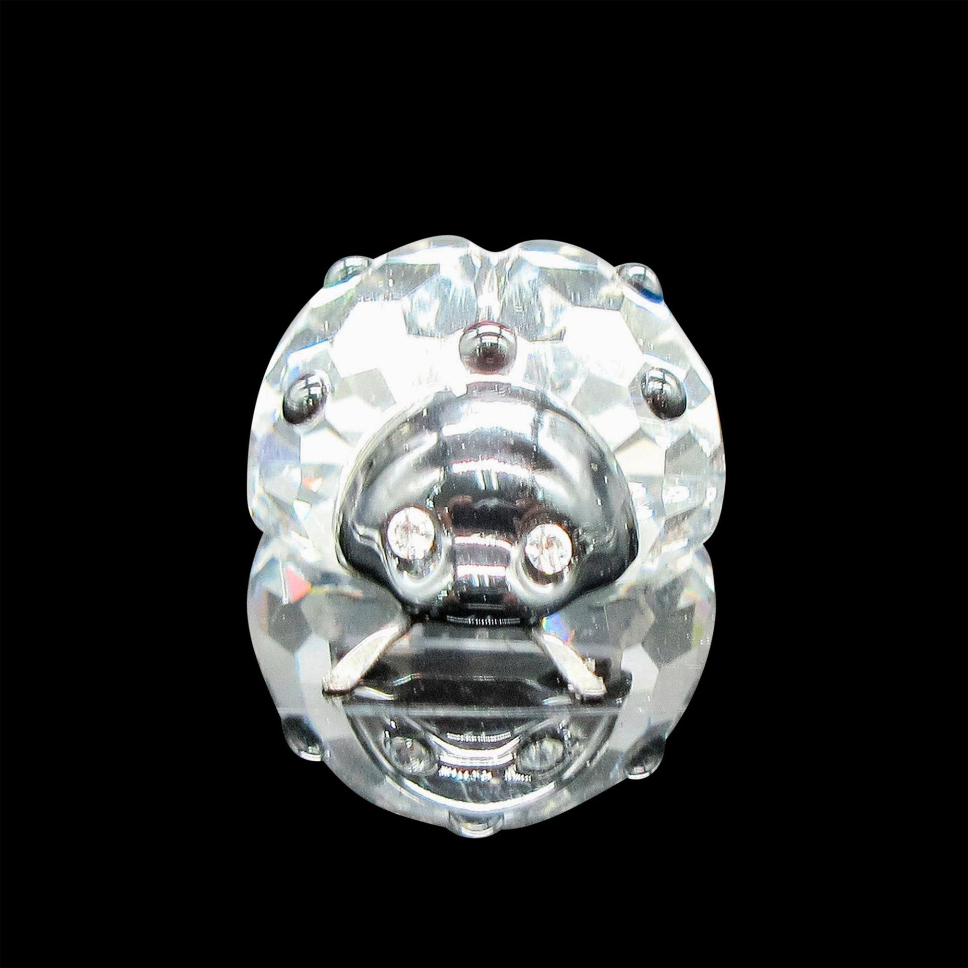 Swarovski Silver Crystal Figurine, Ladybug