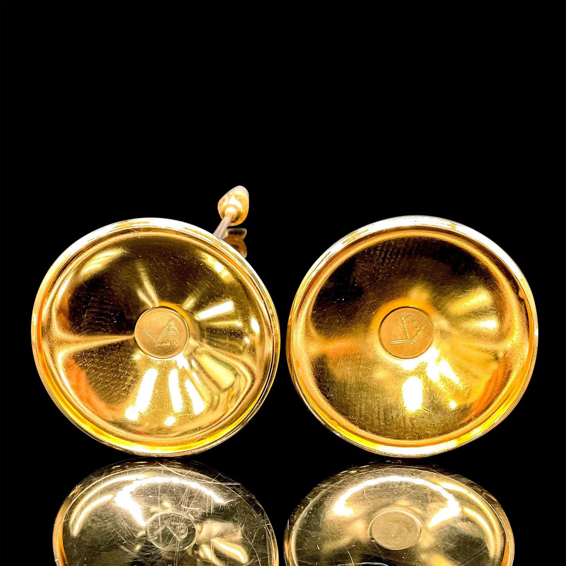 2pc Valerio Albarello Brass Holders Embellished with Swarovski Crystals - Bild 3 aus 3
