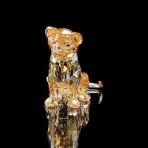 Swarovski SCS Crystal Figurine, Lion Cub Brown