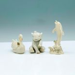3pc Lenox Porcelain Animal Figurines