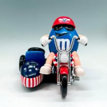M & M Collectibles, Red White & Blue Motorcycle Dispenser