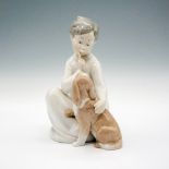 Boy With Dog 1004522 - Lladro Figurine